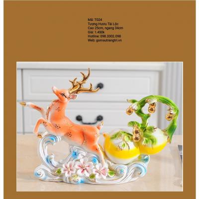 Tượng Hươu Tài Lộc
